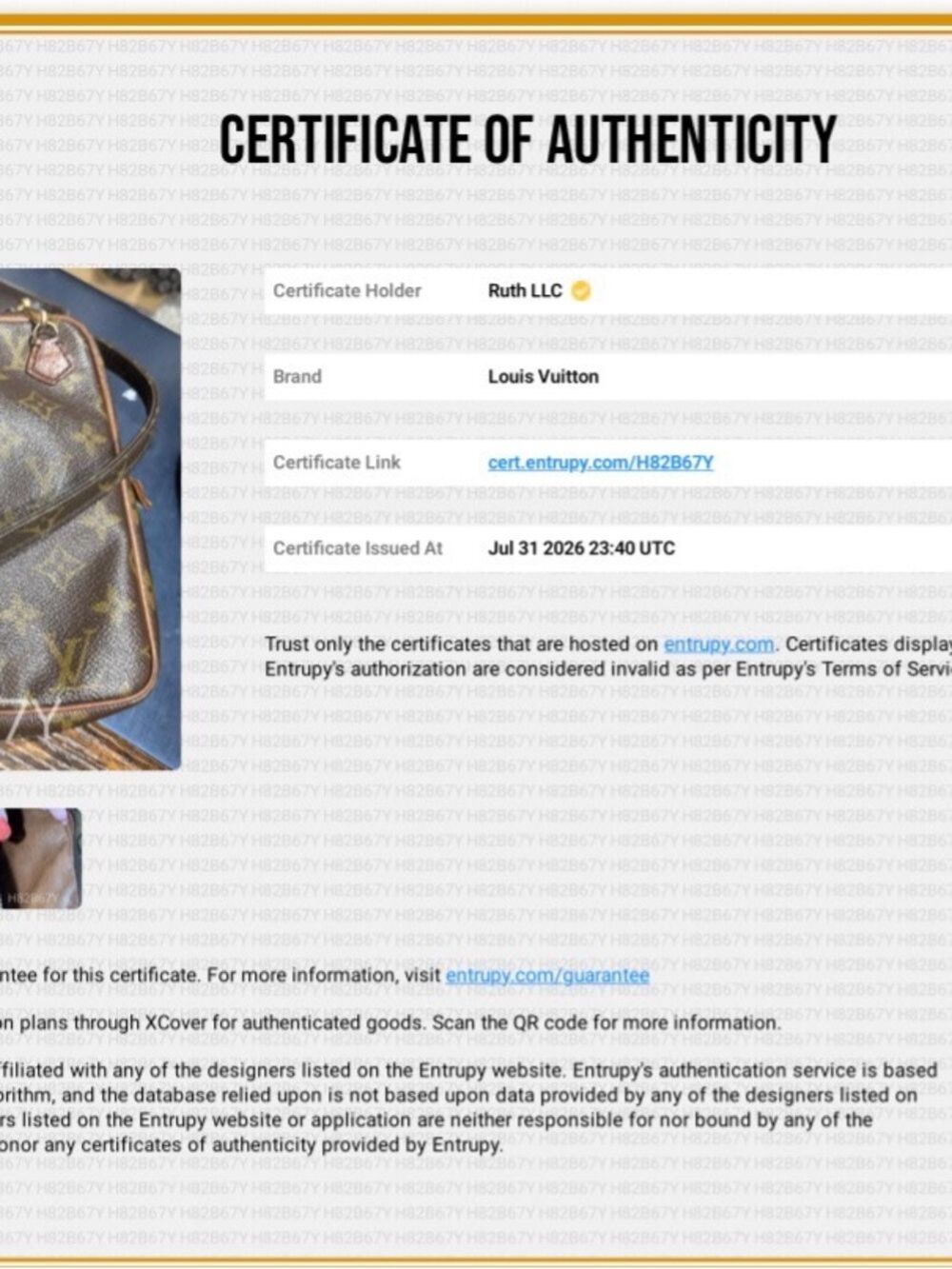 Louis Vuitton Danube Crossbody Vintage, Dust Bag and COA - Picture 16 of 16